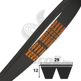 2HAVX13x1550 La - PIX Force - fogazott ékszíj