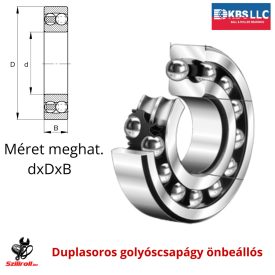 1209 K KBS önbeálló golyóscsapágy 45×85×19 mm