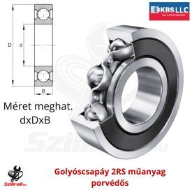 6002 2RS KBS golyóscsapágy 15×32×9 mm