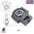 UCT210 KBS Y-csapágyház egység 50 mm tengelyhez