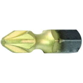   Behajtóhegy (bit) BIT - gyémánt bevonattal "STAR BITS"1/4" L25 mm  PZ-1 szet 10 db.  