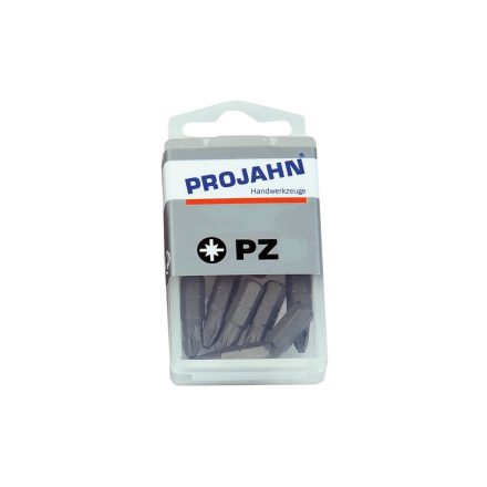 Behajtóhegy (bit) szetben 1/4"-L=25mm PZ-2-10 db/szet  