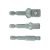PROJAHN PRO-2880 Adapter BIT 1/4" L 50 mm dugókulcsokhoz 1/4".3/8".1/2" szet 3 db.