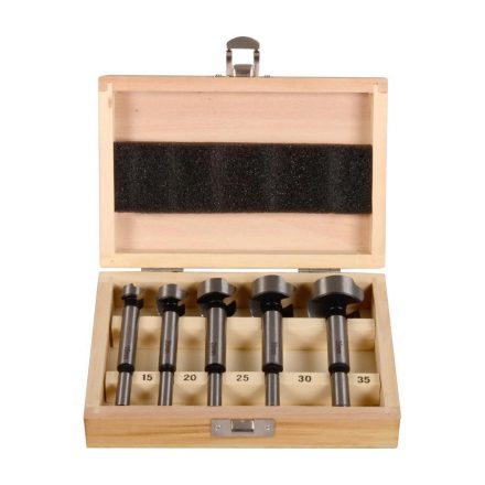 Forstner fúró készlet- ECO Ø15-20-25-30-35mm.5 db. fa dobozban  