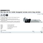 PROJAHN PRO-3602 – imbuszkulcskészlet hajlított gömbfejű 9 db. 1.5-10 mm müanyag dobozba