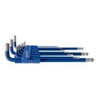 PROJAHN PRO-3613 – imbuszkulcskészlet gömbfejű hexagon Ø1.5-2-2.5-3-4-5-6-8-10 mm 9 db. -műanyag dobozba