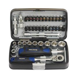 PROJAHN PRO-394072 MINI dugókulcsok - 1/4“ és bittek-dobozban