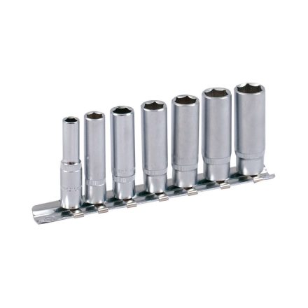 PROJAHN PRO-4202 Dugókulcskészlet -hosszított 1/4", sínes tartó, 6-13 mm, 7 db