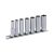 PROJAHN PRO-4202 Dugókulcskészlet -hosszított 1/4", sínes tartó, 6-13 mm, 7 db