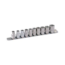 PROJAHN PRO-4221 Dugókulcs készlet 1/2", sínes tartó, 10-22 mm, 10 db