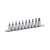 PROJAHN PRO-4224 Bitfej készlet 1/2", sínes tartó, TX15-TX60 - lyukas, 9 db