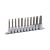 PROJAHN PRO-4232 Bitfej készlet - 1/2", sínes tartó, IMBUSZ 5-10 mm hosszú, M6-M16 hosszú, 11 db