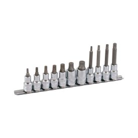 PROJAHN PRO-4233 Dugókulcs készlet- 1/2". sínes tartó. M5-M16. M6-M16 hosszú. 11 db.