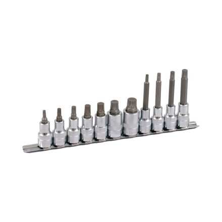 PROJAHN PRO-4233 Dugókulcs készlet- 1/2". sínes tartó. M5-M16. M6-M16 hosszú. 11 db.