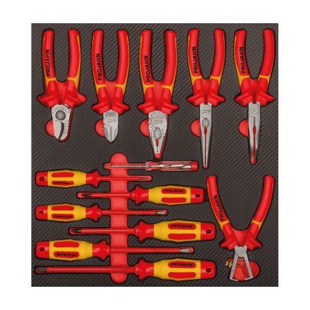 Fiókmodul - VDE szerszám betét. 13 részes 13 db.  