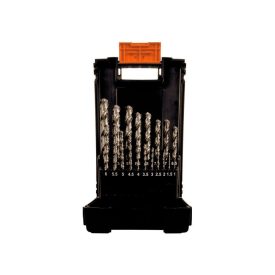   CsigaFúrószár készlet  HSS-G DIN 338 tip.SN. 1-10 mm 19 db. műanyag kazetta  