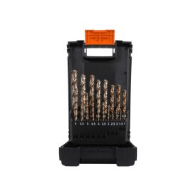   CsigaFúrószár készlet  HSS-G DIN 338 tip.SN. 1-13 mm - 25 db. műanyag kazetta  