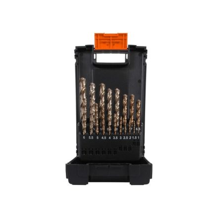 CsigaFúrószár készlet  HSS-G DIN 338 tip.SN. 1-13 mm - 25 db. műanyag kazetta  