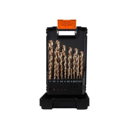 Csigafúró készlet PERFORMANT HSS-Co 8% dobozban MAMBO 1-13 mm25 db./ szet  