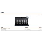 Magfúró készlet HSS-CO 8% 7 db. 12-22 mm acéllemez kazettában