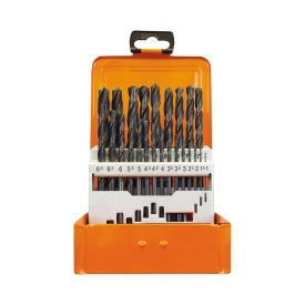   Fémfúrószár készlet HSS-R DIN 338 ECO 1-10.5 mm. 24 db.. fémdobozban  