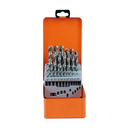 Fémfúrószár készlet HSS-G DIN 338 ECO 1-13 mm - 25 db. fémdobozban  