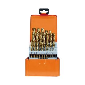   Fémfúrószár készlet HSS-TIN DIN 338 ECO 1-13 mm25 db. fémdobozban  