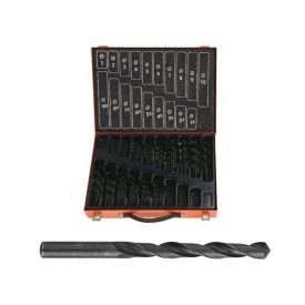   Fémfúrószár készlet HSS-R DIN 338 ECO 1-10 mm 170 db. fémdobozban  