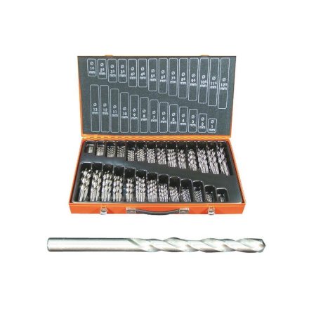 Fémfúrószár készlet HSS-G DIN 338 ECO 1-13 mm220 db. fémdobozban  
