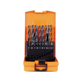   Fémfúrószár készlet HSS-R DIN 338 1-10 mm 19 db. műanyag dobozban-ABS  