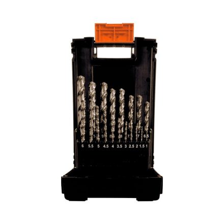 PROJAHN PRO-67380 – Fémfúrószár készlet HSS-CO DIN 338 SPEED 1-10 mm. 19 db./ szet. műanyag dobozba