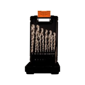   Fémfúrószár készlet HSS-CO DIN 338 SPEED 1-13 mm. 25 db./ szet. műanyag dobozba  