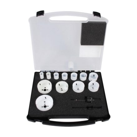 BiMetall lyukfűrész kofferben "ALLROUND PLUS". 14 db.  