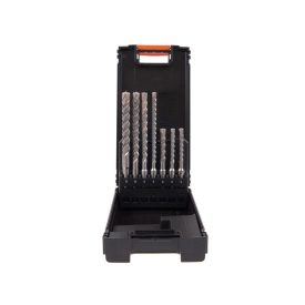   Betonfúró készlet 4x4  SDS-PLUS 5-6-8x110 mm / 6-8-10-12x160 mm 7 db. mambo-box ROCKET 5   