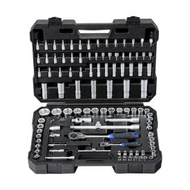 PROJAHN PRO-8653 1/4” dugókulcs készlet profiCraft 1/4"+1/2" 108 db., 48 fogas racsnis hajtószár