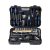PROJAHN PRO-8666 – 1/4” + 1/2” proficraft szerszámos koffer 98 részes. 72 fogas racsnival.