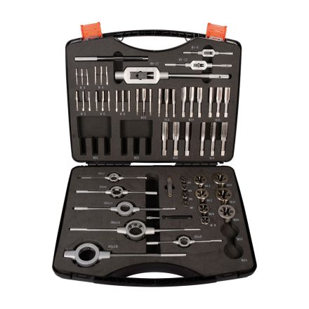PROJAHN PRO-91006 – Menetvágó készlet HSS-G. 55 részes. M3-M20. műanyag kofferben