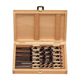   Fúrószár készlet -sorfúró 460 mm fa kazettában. 6 darabos  