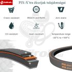 XPA1080 Lp (Lw;Ld) - PIX X'tra - fogazott ékszíj 12.7x1080 Lp