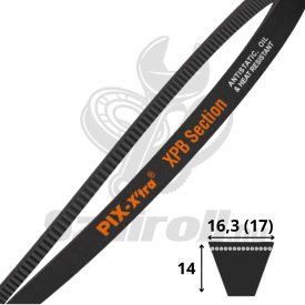 XPB1525 Lp (Lw;Ld) - PIX X'tra - fogazott ékszíj 16,3x1525 Lp
