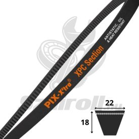 XPC2000 Lp (Lw;Ld) - PIX X'tra - fogazott ékszíj 22x2000 Lp