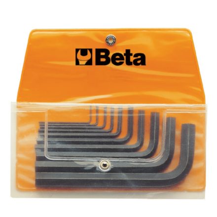 BETA 96N/B 10 – 10 részes hajlított imbuszkulcskészlet műanyag dobozban