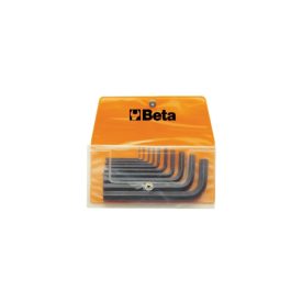 BETA 96AS/B 11 – Hatlapú imbuszkulcskészlet, 11 darabos, hajlított, táskában