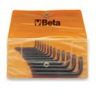 BETA 97TX/B 13 – 13 részes hajlított Torx® imbuszkulcskészlet műanyag dobozban