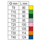 BETA 97BTX-C/SC8 – imbuszkulcskészlet Torx®