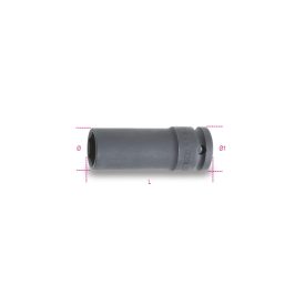 10 Gépi dugókulcs csavarbehajtóhoz hosszú, keskeny kivitel foszfátozott - BETA 720LS/10