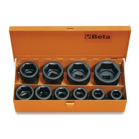 10 db 3/4"-os dugókulcs, fémdobozban - BETA 728/C 10
