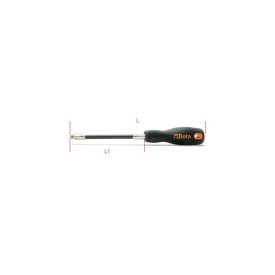 1/4"-os flexibilis hajtószár krómozott - BETA 900/32