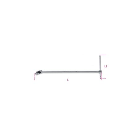 1/4”-os csuklós T-hajtószár - BETA 900/40