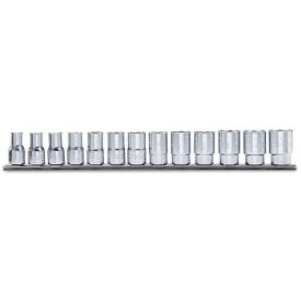 13 részes tizenkétszögű dugókulcs készlet (910AS cikk) tartón - BETA 910AS/SB 13